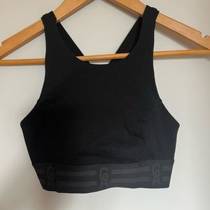 Black sports bra